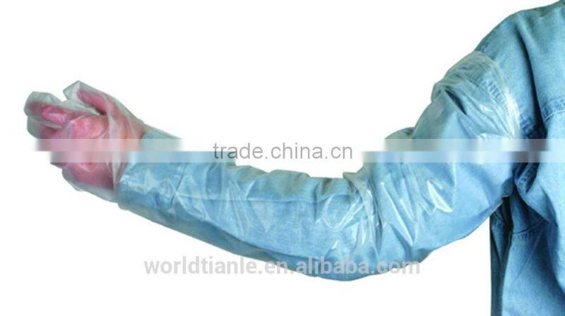 Best popular plastic gloves!Good quality and cheap elbow-length polyethylene gloves