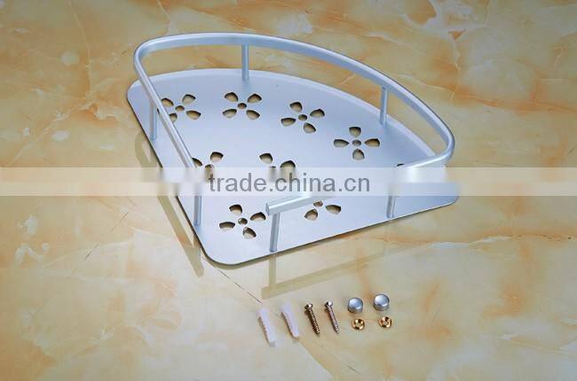 single tire hot sale new design household corner rack for bathroom towel shelf basket