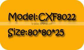 Global hot sales small plastic tube axial fan // ac axial fans 80*80*25