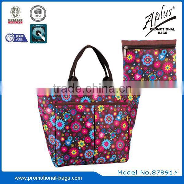 210D polyester Handbag with Fulling Lining Made in China