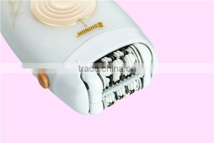 Shinon lady epilator with extra shaving and callus removing head