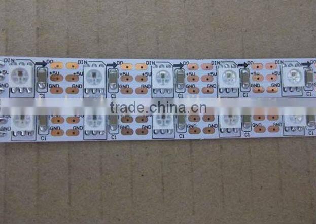 New3.2ft 1M ws2812b rgb led strip 5050 SMD led strip waterproof,5V ,color programmable,addressable,digital,with CE,ROHS approval