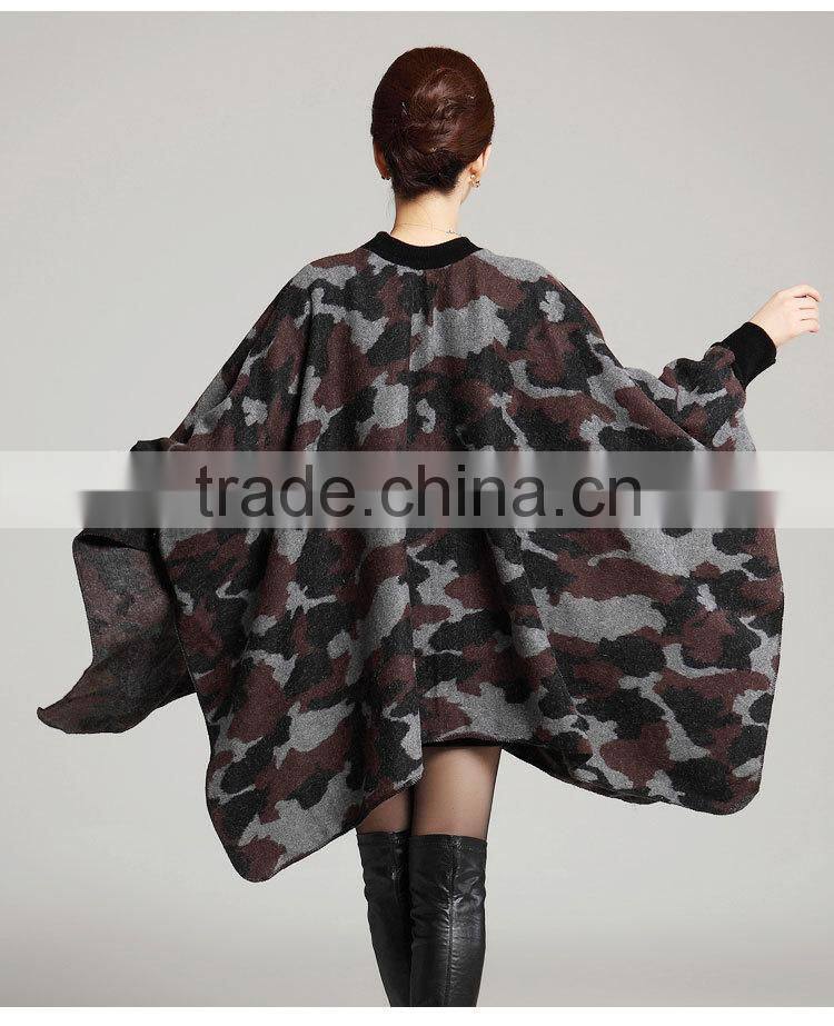 2015 Europe acrylic cape coat cloak