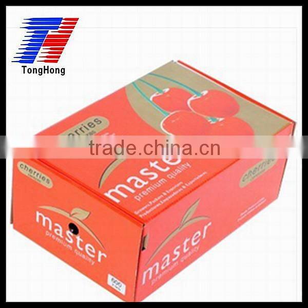 New Year gift corrugated paper box for cherries China supplier