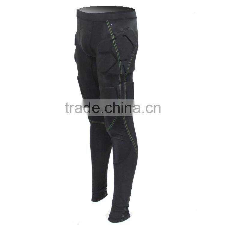 light weight moisure wicking padded pants, custom lycra compression padded pants,women's Pro Combat Compression pants