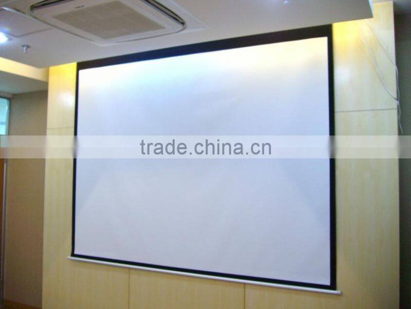 100"(16:9) Remote Electric Wall Mount Projector Screen