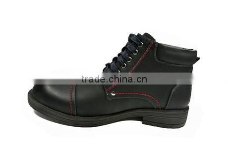 Mens PU cheap work boots camper boots with outsole