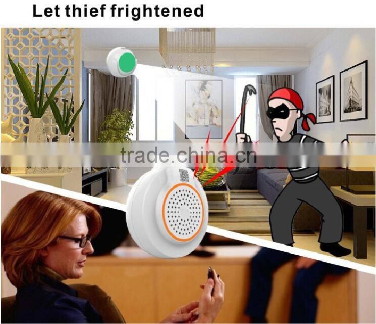 8Ch NVR Central Control System Alarm Host Complete Home Security System Smoke Detector