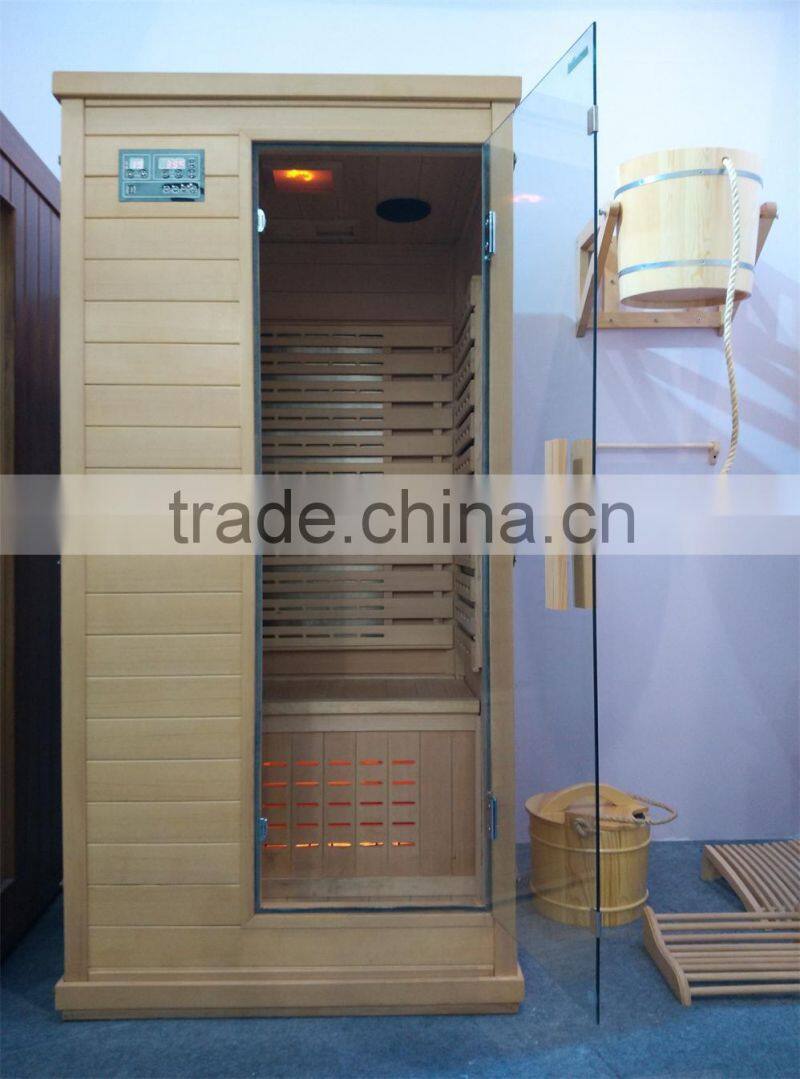 1 person Carbon Far Infared Indoor Sauna Room KD-5001T