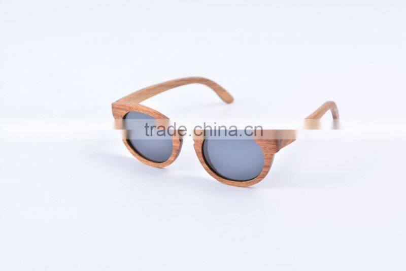 Meiaoqi rosewood Retro polarized sunglasses Pure manual sunglasses