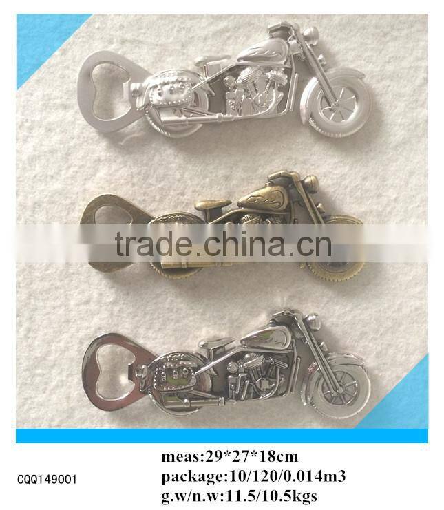 2015 practial motorcycle shape bottle opener metal special wine opener