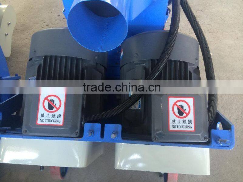 horizontal plate shot blasting machine/steel plate movable shot blasting machine