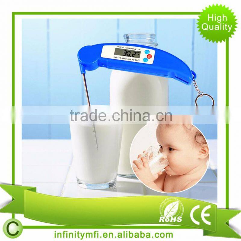 Instant Read Meat Thermometer. Ultra Fast Digital Cooking Tool With BBQ Internal Temperature Chart