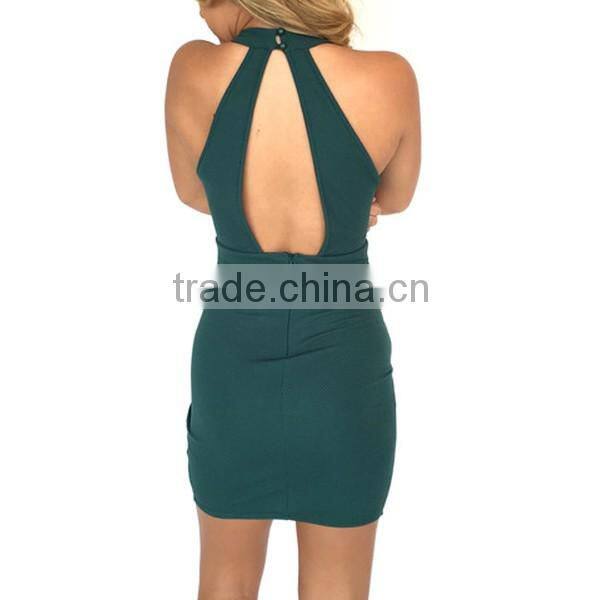 New Arrival Fashion Designer One Piece Bodycon Party Dress