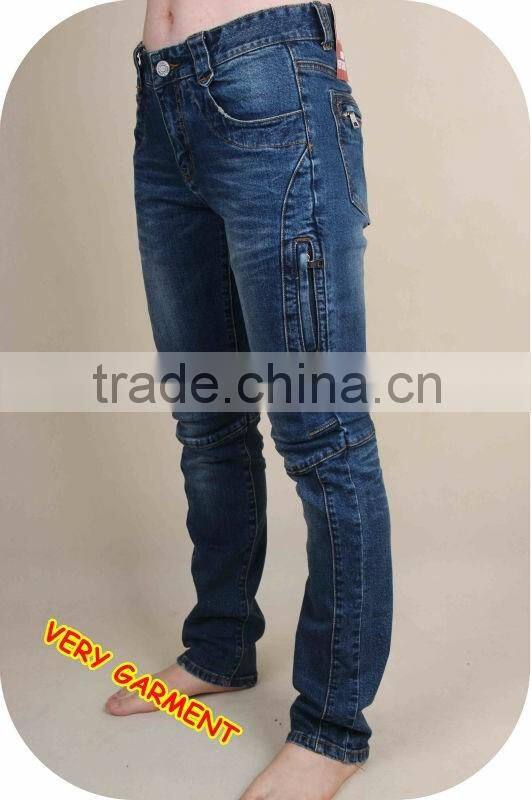 hot slim cutting straight jeans trousers for men
