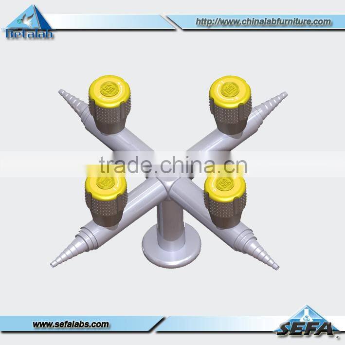 Laboratory Used 3 Way Brass Gas Valve Gas Fitting Lab Gas Cock Valves