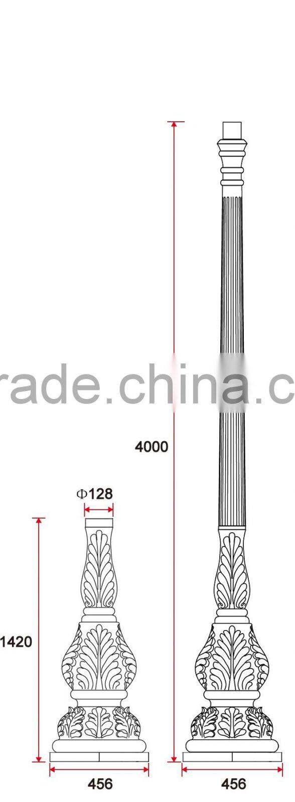 A050 Outdoor Lighting Garden Decorative Street Lighting Pole Base