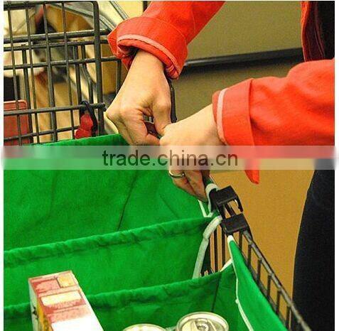 As Seen on TV Clip to Cart Reusable Shopping Grocery Bag GRAB BAG