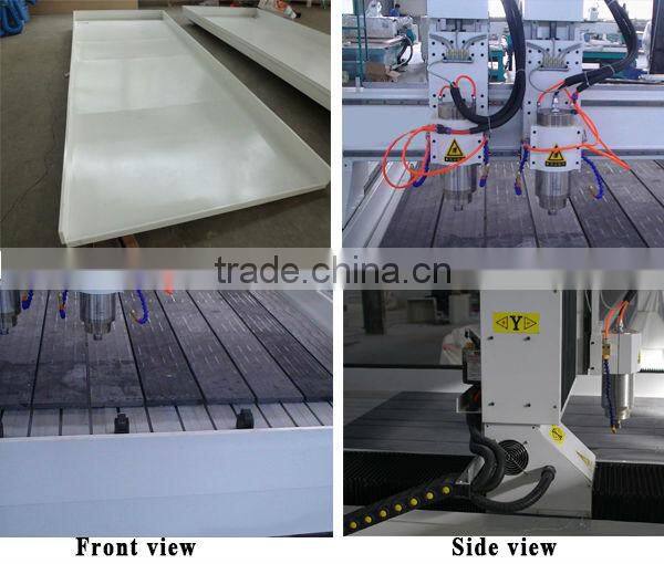 Two Spindles/Heads Stone CNC Engraver