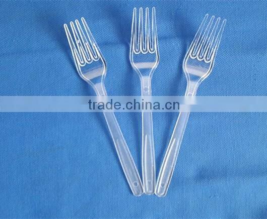 black ps material plastic fork
