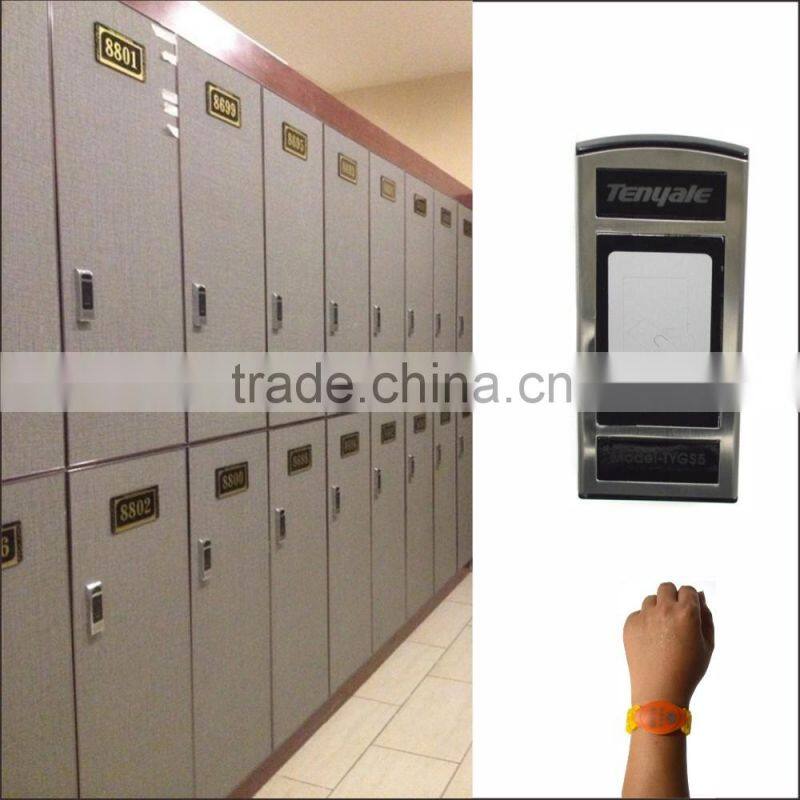 Top Selling RFID Wristband Wooden Box With Electric Lock 12V