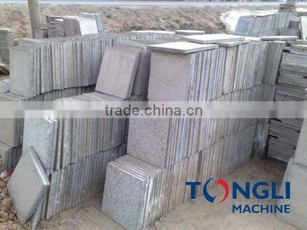 The clear-cut and high useful terrazzo tile making machine