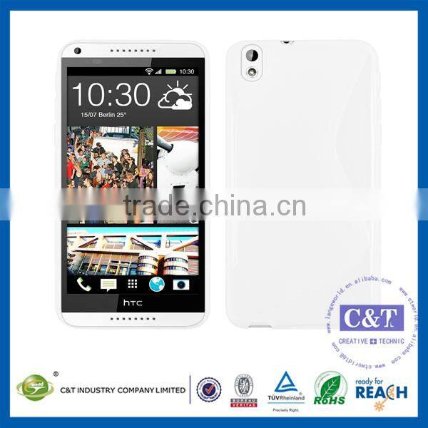 C&T Flexible and Soft TPU Silicon cute case for htc desire 816