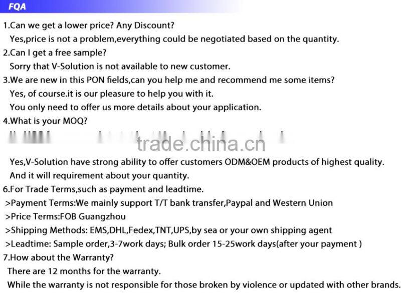 4GE+2FXS EPON ONT Fiber Optical VoIP Home Gateway