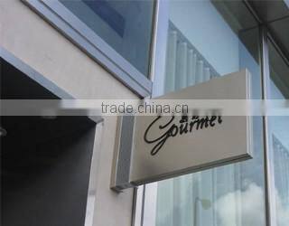 stainless steel department door sign labels display stand