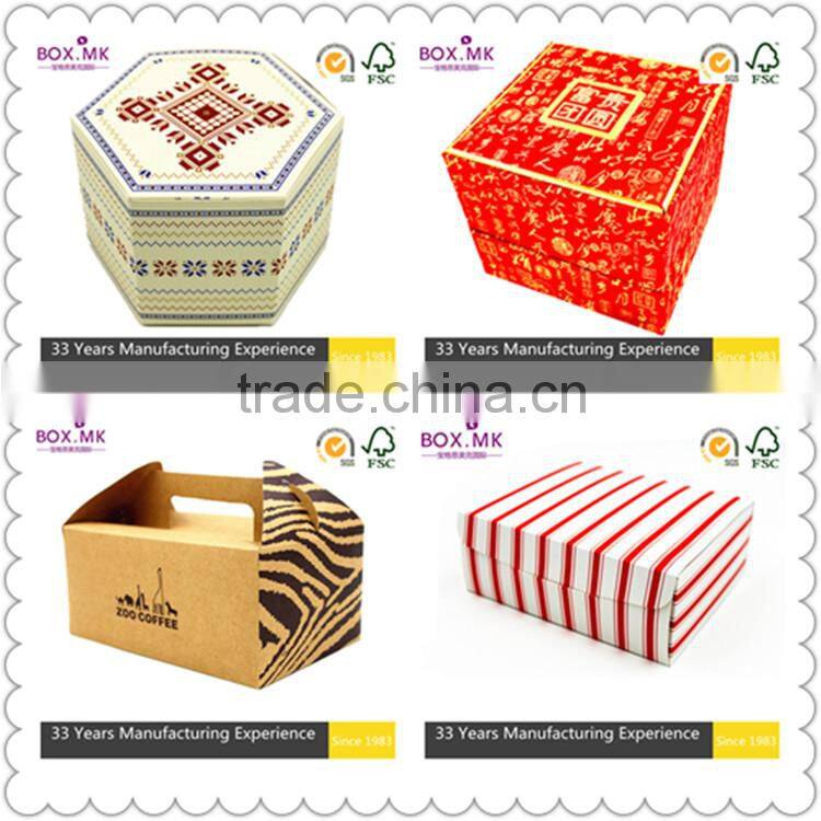 Wholesale White Rectangle Bakery Cookie Box