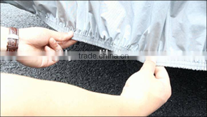 Silver Polyester Car Cover/car protective cover shelter super quality