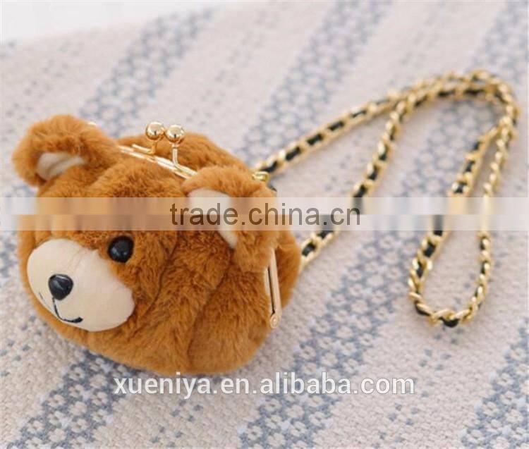 2016 New Style Inclined Shoulder Bag Birthday Gift Cute Bear Bag