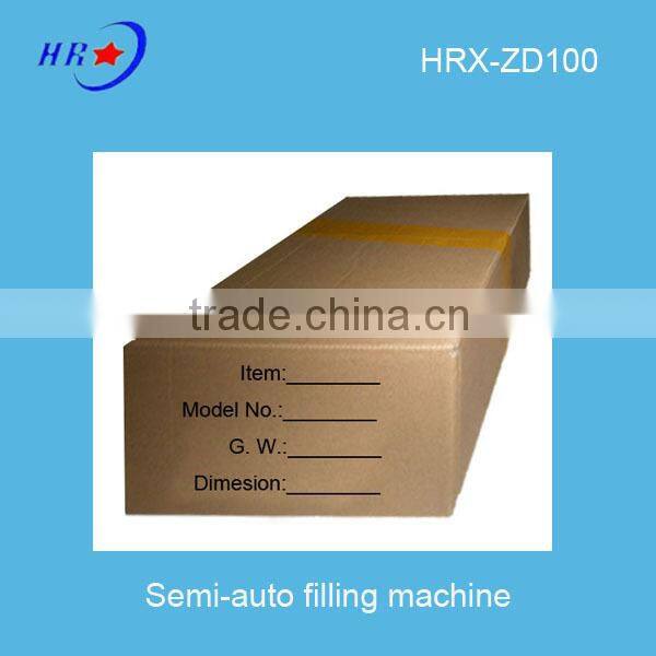 HRX semi-automatic filling machine for different container candles with 1 filling head