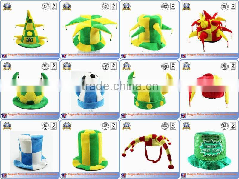 100% polyester decorative cheap top hats wholesale/custom your own party hat