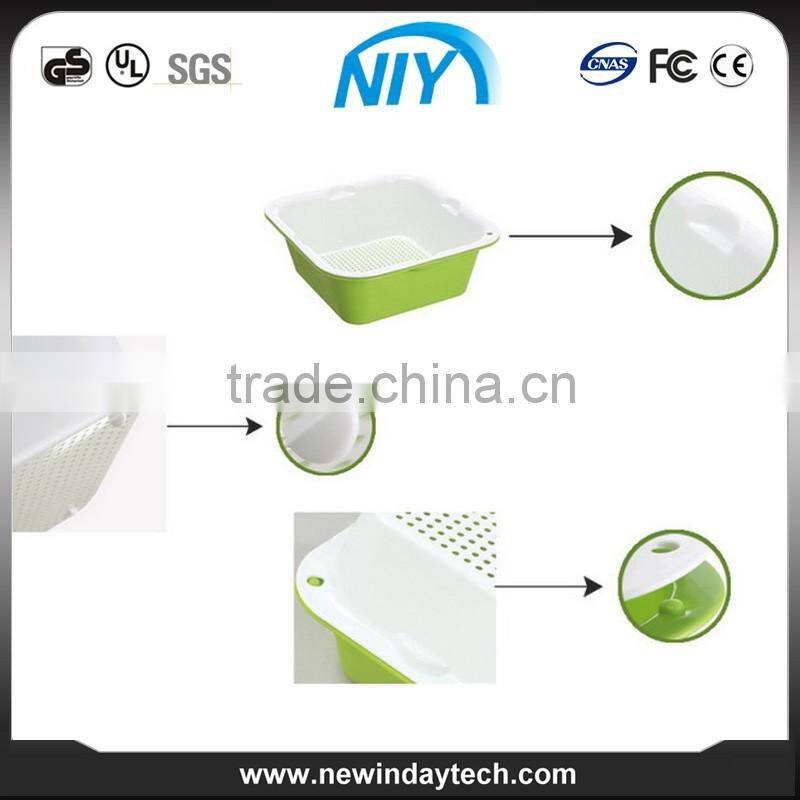 Multifunctional Hot Sale wholesale square food grade plastic bucket with high quality