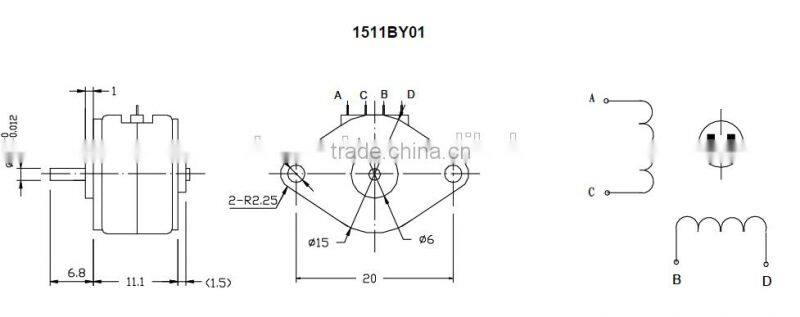 15mm mini Stepper motor