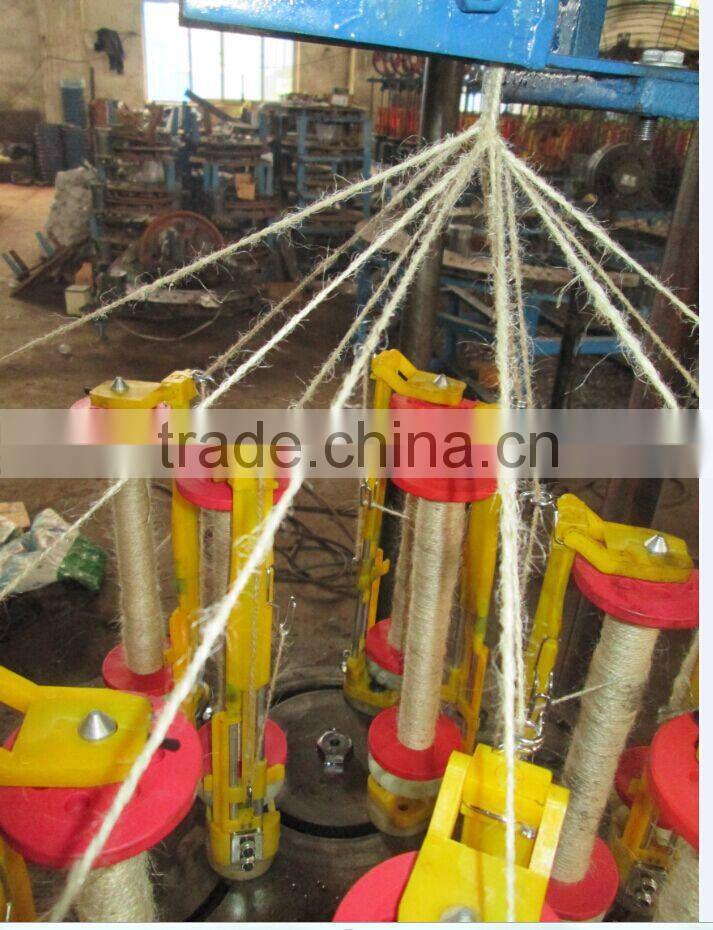 shoe accessory hemp braiding machine