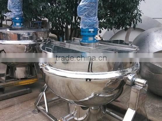 Tilting Jacket Cooking Kettle With Agitator(CE certificate)