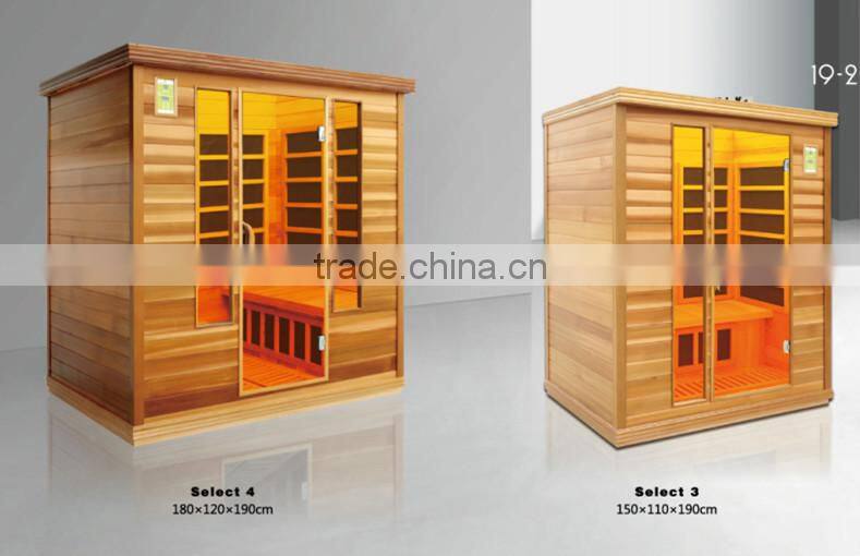 Best selling Prefect Making Low EMF Carbon Infrared Steam Healthy Sauna (CE/RoHS)