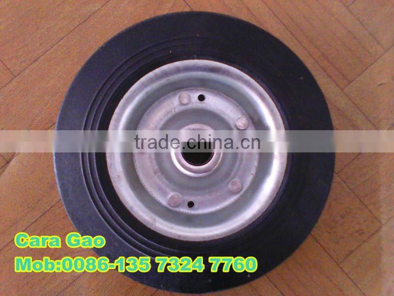 solid rubber wheel for wheelbarrow 8x2