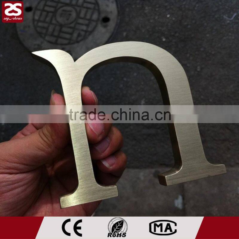 metal engraved signs letter