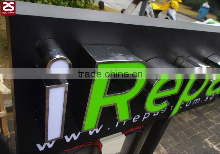 outdoor advertising 3D light box letter sign