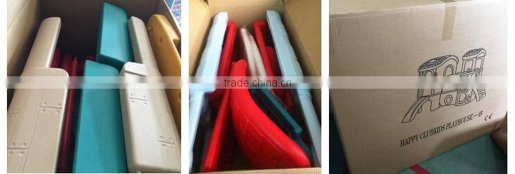 Colorful outdoor playground plastic children slide