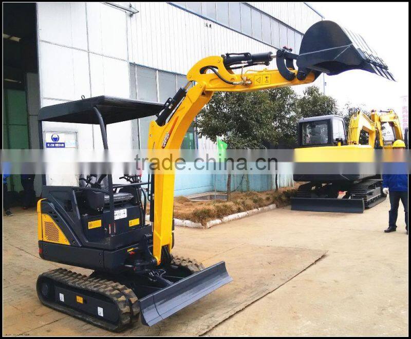 China Cheap CARTER 1.8 Ton Mini Rubber Crawler Excavator , CE / ISO Certificate, CT18-9D