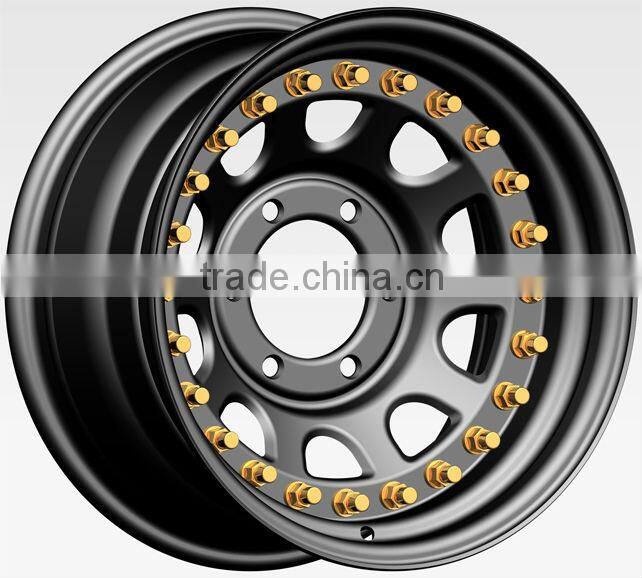 New 4x4 chrome rims for pickup truck