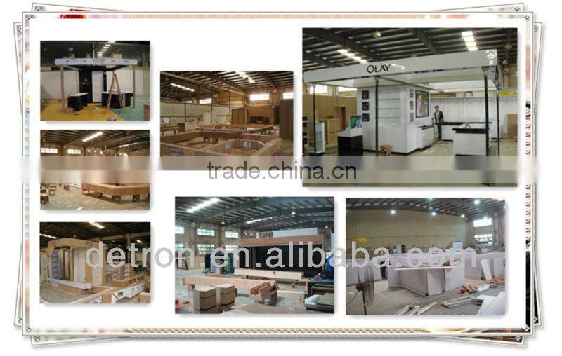 Cosmetic series store design good quality wood display stand