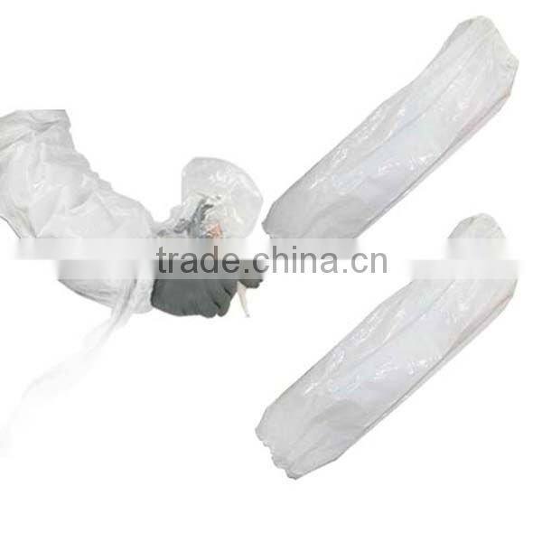 Disposable PE blue waterproof cook oversleeves