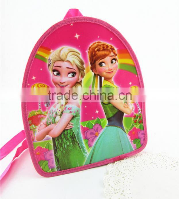wholesale cute non woven frozen cartoon kids children school backpack