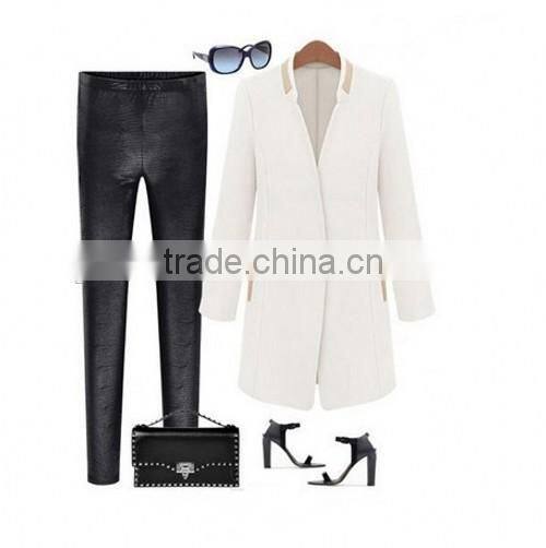 Ladies Professional One Button Coat Office Staff Orange Coats