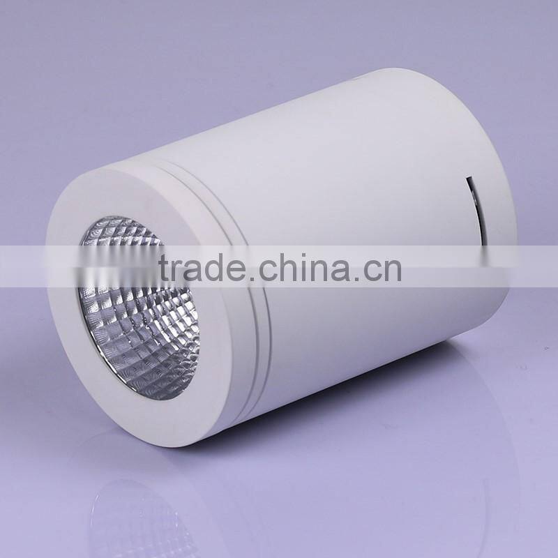 Dimmable 7W LED COB surface mounted downlight with Triac dimming